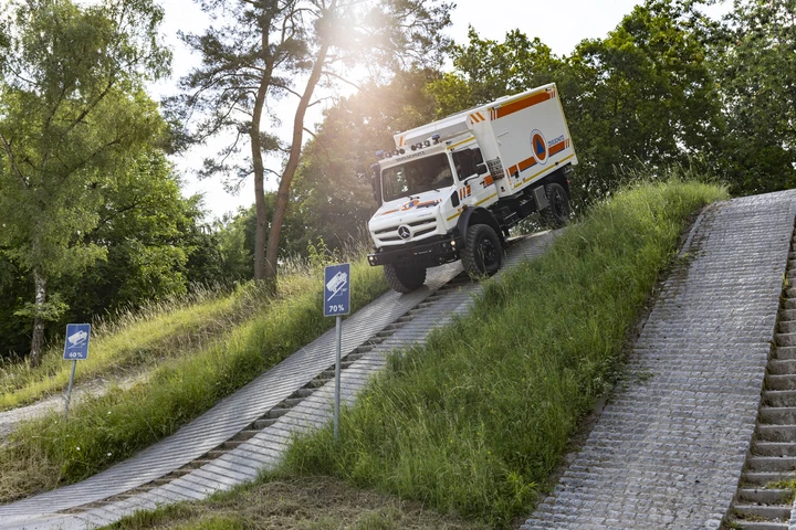 WAS-Shooting Unimog auf Textstrecke, fotografiert von Hagenhoff Werbeagentur Osnabrück
