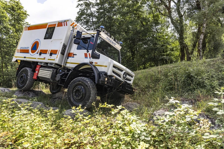 WAS-Shooting Unimog auf Textstrecke, fotografiert von Hagenhoff Werbeagentur Osnabrück