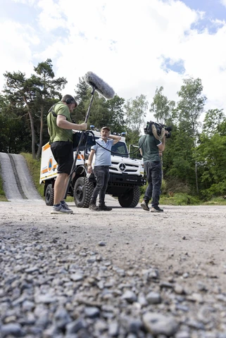 WAS-Shooting Unimog auf Textstrecke, fotografiert von Hagenhoff Werbeagentur Osnabrück