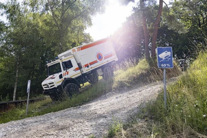 WAS-Shooting Unimog auf Textstrecke, fotografiert von Hagenhoff Werbeagentur Osnabrück