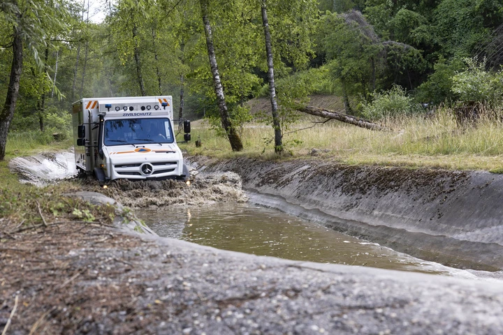 WAS-Shooting Unimog auf Textstrecke, fotografiert von Hagenhoff Werbeagentur Osnabrück