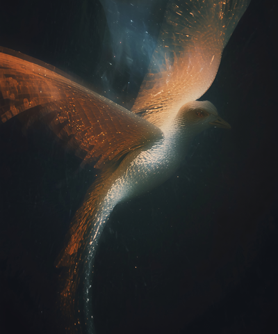 Phoenix in silber-orange-Tönen Ethereal_Bird_Figure.png